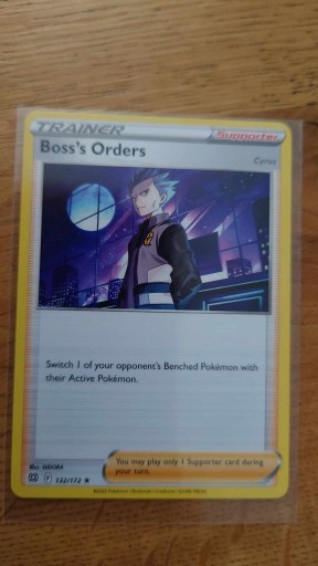 Zdjęcie oferty: Karta Pokemon Boss's Orders (Cyrus) (BRS 132/172)