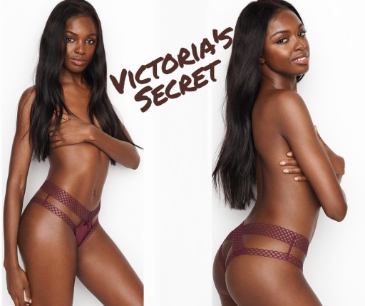 Zdjęcie oferty: Victoria’s Secret bordowe cheeky S 