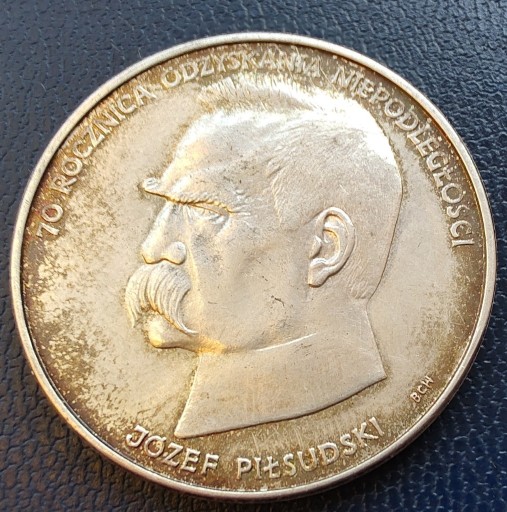 Zdjęcie oferty: 50.000 złotych 1988 Józef Piłsudski SREBRO