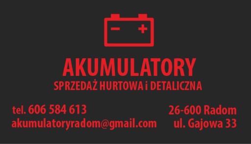 Zdjęcie oferty: Akumulatory Radom, Akumulator Radom, Nowy aku