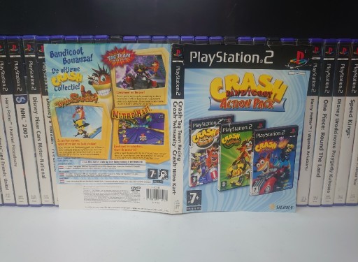 Zdjęcie oferty: Crash Action Pack OKŁADKA PS2