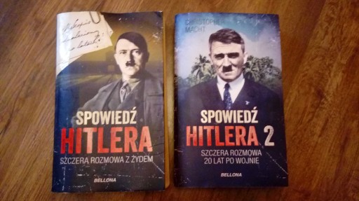 Zdjęcie oferty: Spowiedź Hitlera część 1 i 2. Książki