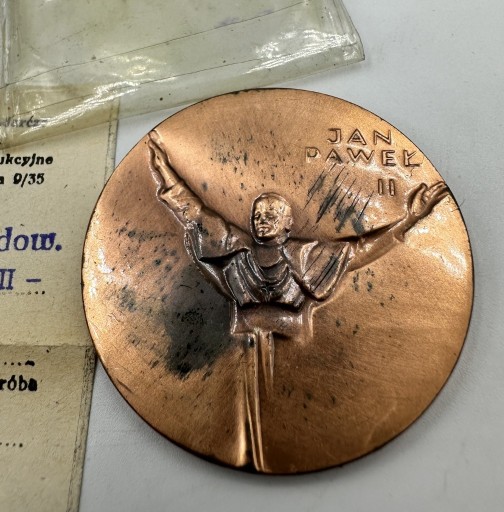Zdjęcie oferty: Medal papież Jan Paweł II Urbi et Orbi