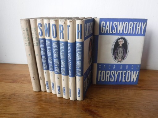 Zdjęcie oferty: John Galsworthy - Saga Rodu Forsytetów Tom 2-10 1956/57 ZOBACZ 