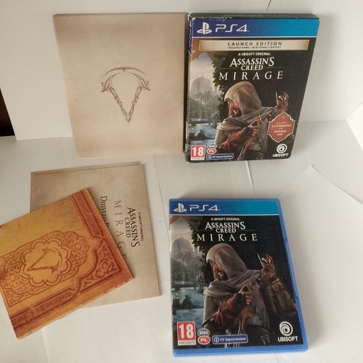 Zdjęcie oferty: ASSASSIN'S CREED MIRAGE LAUNCH EDITION PL PLAYSTATION 4 PS5 NOWA MULTIGAMES