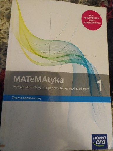 Zdjęcie oferty: MATEMATYKA 1 podręcznik liceum i technikum