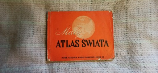 Zdjęcie oferty: Książka Mały atlas świata z 1969 roku