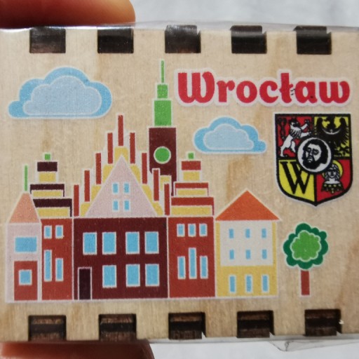 Zdjęcie oferty: Magnes na lodówkę Zapałki Wrocław rynek