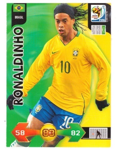 Zdjęcie oferty: PANINI WORLD CUP 2010 AFRICA RONALDINHO BRAZYLIA