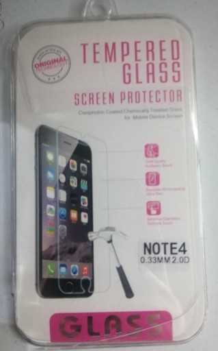 Zdjęcie oferty: Szkło /folia ochronna na telefon Samsung Note4