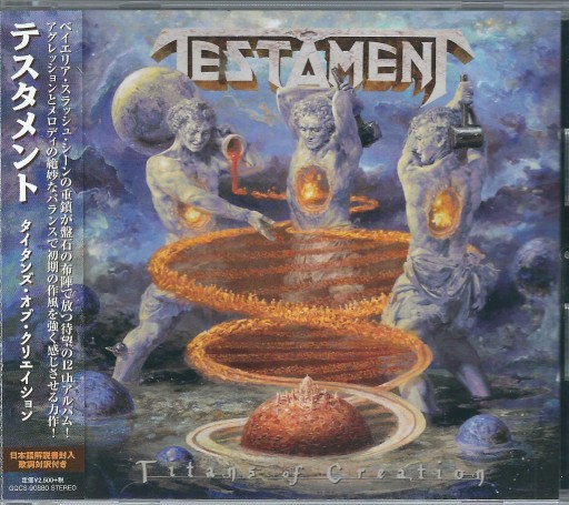 Zdjęcie oferty: CD Testament - Titans Of Creation (2020 Japan)