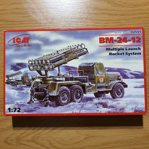 Zdjęcie oferty: ICM 1:72 BM-24-12 MLRS, NOWY