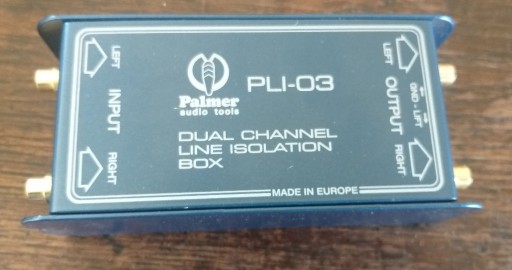 Zdjęcie oferty: Palmer PLI-03, 2-kanałowy izolator liniowy