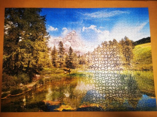 Zdjęcie oferty: Puzzle Clementoni 1500 elementów góry jezioro