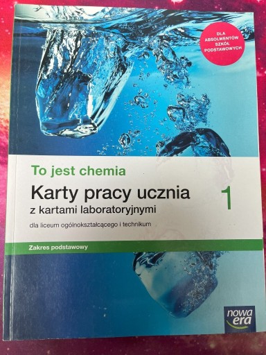 Zdjęcie oferty: To jest chemia 1 Karty pracy ucznia