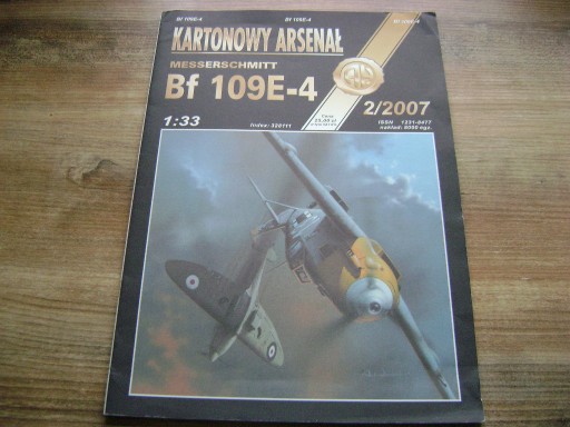 Zdjęcie oferty: Bf-109 E-4 .Kartonowy Arsenał 2/2007