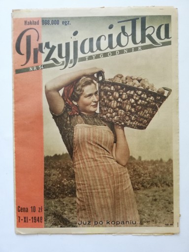 Zdjęcie oferty: PRZYJACIÓŁKA nr 34 rok 1948 numer archiwalny