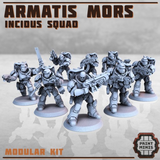 Zdjęcie oferty: Armatis Mors Warriors x7  - Print Minis 