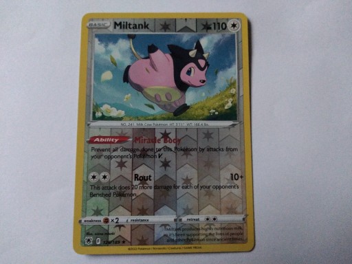 Zdjęcie oferty: Karta Pokemon Miltank 126/189 Reverse Holo