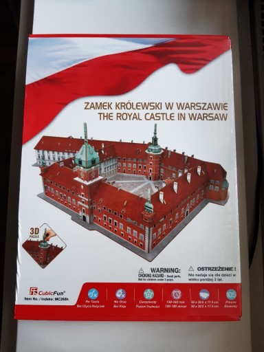 Zdjęcie oferty: NOWE Puzzle 3D Zamek Królewski w Warszawie 