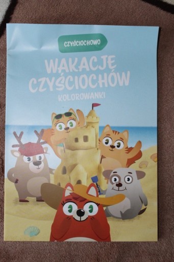 Zdjęcie oferty: kolorowanka duże obrazki Wakacje 16 obrazków nowa