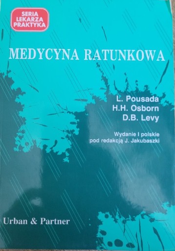 Zdjęcie oferty: Medycyna ratunkowa seria lekarza praktyka