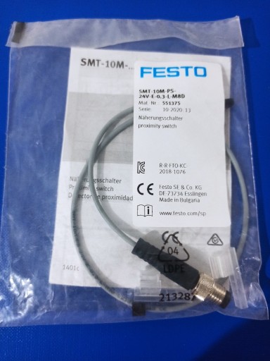 Zdjęcie oferty: Wyłącznik zbliżeniowy SMT-10M-PS-24V-E-0,3-L-M8D (551375) - Festo