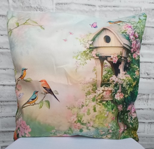 Zdjęcie oferty: Wiosenna poszewka dekoracyjna na poduszkę 