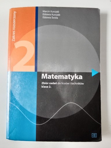 Zdjęcie oferty: Matematyka zbiór zadań klasa 2. z. rozszerzony