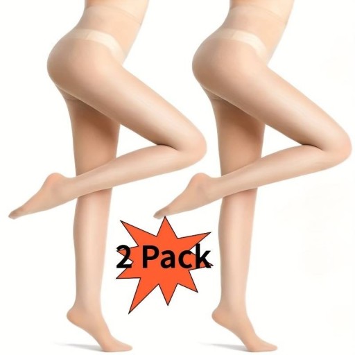 Zdjęcie oferty: 2-pak ultracienkich przezroczystych rajstopy