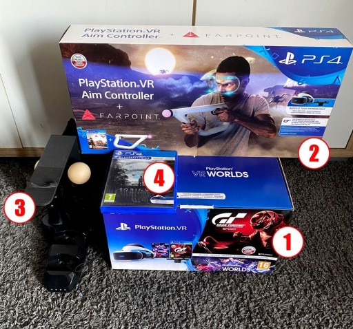 Zdjęcie oferty: Kompletny zestaw VR do PlayStation4 + Gratisy!