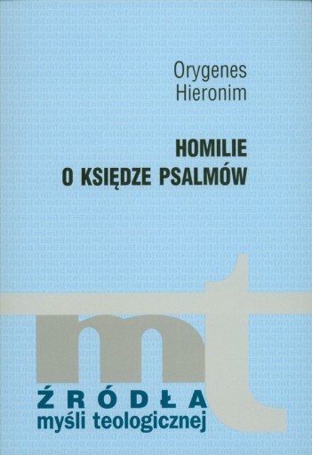 Zdjęcie oferty: Orygenes Hieronim Homilie o Księdze Psalmów