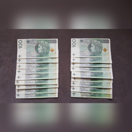 Zdjęcie oferty: Banknoty 100 zł seria A