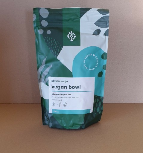 Zdjęcie oferty: NATURAL MOJO vegan bowl pineapple spirulina