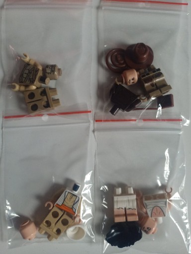Zdjęcie oferty: 4 Nowe minifigurki LEGO z zestawu 77013
