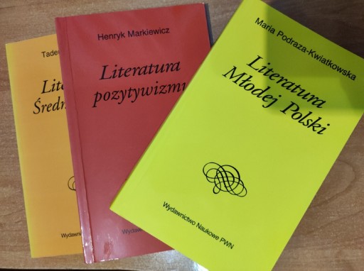 Zdjęcie oferty: Literatura średniowiecza,pozytywizmu,Młodej Polski