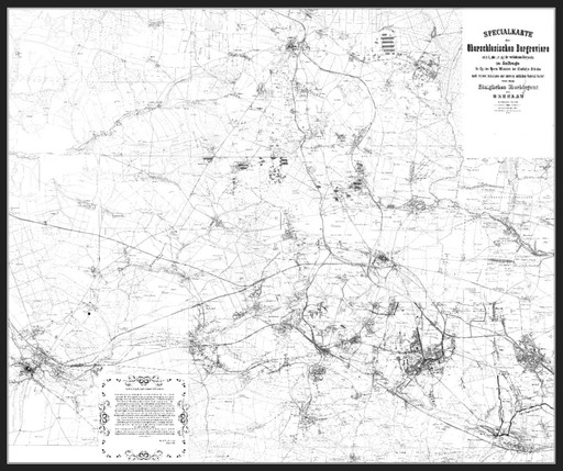 Zdjęcie oferty: Wielka mapa Górnego Śląska z XIX wieku.