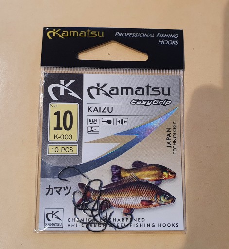 Zdjęcie oferty: Haczyk KAMATSU KAIZU EASY GRIP K-003 rozm.10 10szt