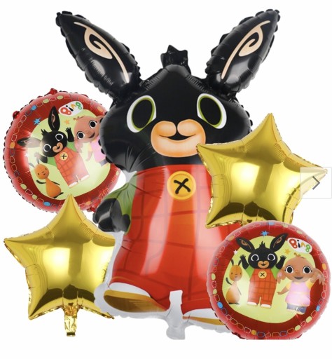 Zdjęcie oferty: Zestaw balony foliowe królik BING SULA urodziny