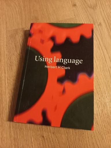 Zdjęcie oferty: Using Language Herbert H. Clark