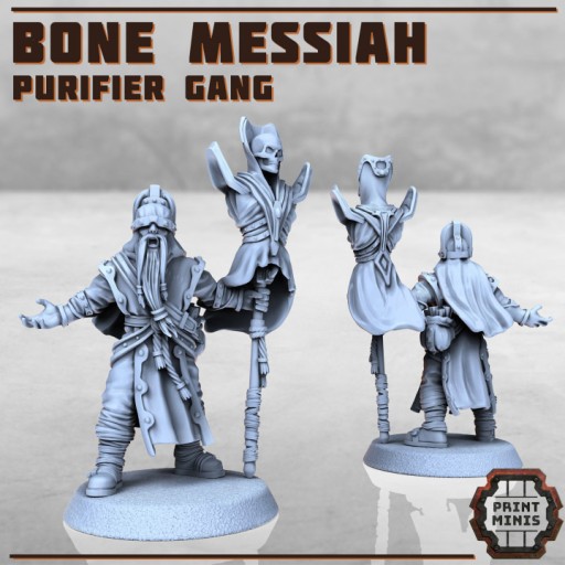 Zdjęcie oferty: The Bone Messiah - Print Minis 
