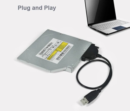 Zdjęcie oferty: Adapter USB / Mini Sata II (13Pin)/ CD ROM laptopa