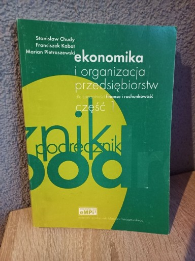 Zdjęcie oferty: ksiązka Ekonomika i organizacja przedsiębiorstw