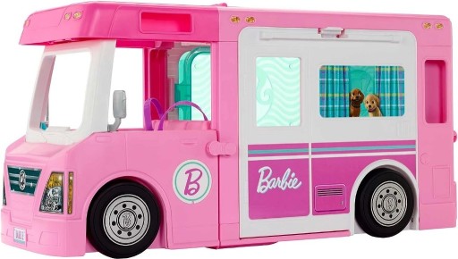 Zdjęcie oferty: Barbie Kamper Samochód Kempingowy 3W1 Ghl93