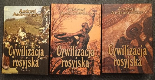 Zdjęcie oferty: Andrzej Andrusiewicz - Cywilizacja Rosyjska 3 tomy