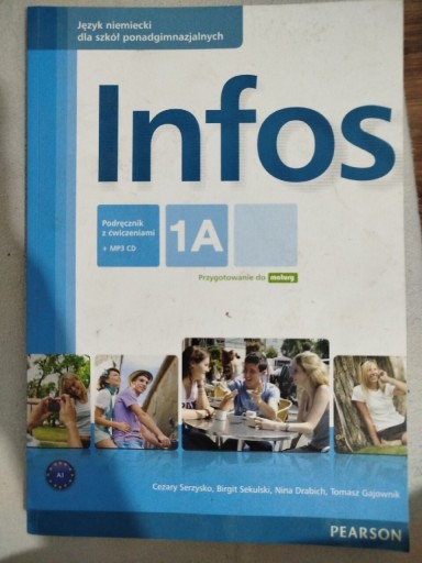Zdjęcie oferty: podręcznik z ćwiczeniami i płytą Infos 1A