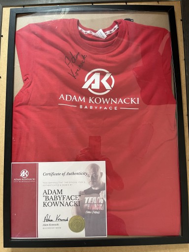 Zdjęcie oferty: Koszulka z autografem Kownacki Adam 