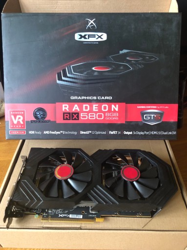 Zdjęcie oferty: Karta Graficzna XFX RX 580 8GB Black Edition