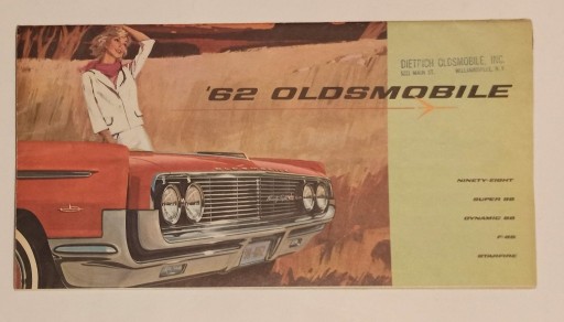 Zdjęcie oferty: 1962 Oldsmobile folder prospekt