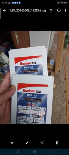 Zdjęcie oferty: Kotwa chemiczna fischer rcb 12